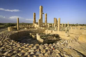 Images Dated 4th May 2010: Africa, Tunisia, Sbeitla (Sufetula), Roman Ruins, old church ruins