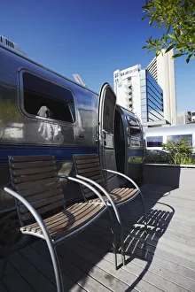 Airstream Trailer Park on rooftop of Grand Daddy Hotel, City Bowl, Cape Town, Western Airstream Trailer Park on rooftop of Grand Daddy Hotel, City Bowl, Cape Town, Western