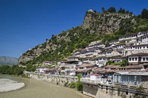 Albania, Berat, Ottoman-era buildings and Kala Citadel Albania, Berat, Ottoman-era buildings and Kala Citadel