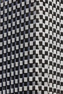 Albania, Tirana, highrise building detail Albania, Tirana, highrise building detail