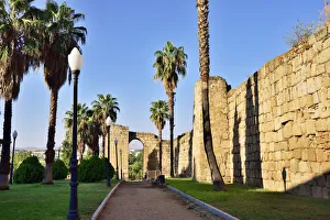 The Alcazaba, a Moorish fortification built in 835. A Unesco World Heritage Site, Merida The Alcazaba, a Moorish fortification built in 835. A Unesco World Heritage Site, Merida