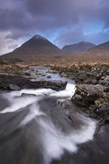 Allt Dearg Mor River looking towards Glamaig mountain, Glen Sligachan, Isle of Skye Allt Dearg Mor River looking towards Glamaig mountain, Glen Sligachan, Isle of Skye