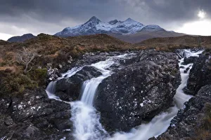 Allt Dearg Mor River and Sgurr nan Gillean mountain, Glen Sligachan, Isle of Skye Allt Dearg Mor River and Sgurr nan Gillean mountain, Glen Sligachan, Isle of Skye