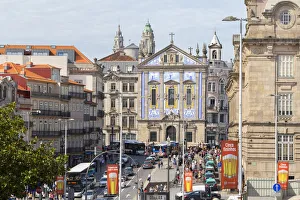 Almeida Garrett Square with Church of Santo Antonio dos Congregados, Porto Almeida Garrett Square with Church of Santo Antonio dos Congregados, Porto