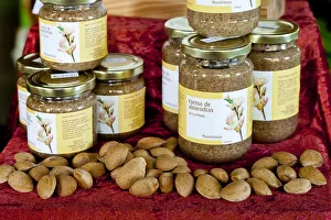 Almond cream, Puntagorda, La Palma, Canary Islands, Spain Almond cream, Puntagorda, La Palma, Canary Islands, Spain