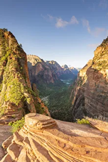 Angels landing Zion National Park, Utah, USA Angels landing Zion National Park, Utah, USA