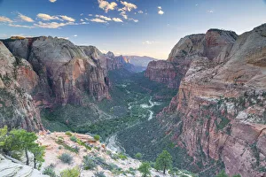 Angel's landing, Zion nationl park, Utah, USA Angel's landing, Zion nationl park, Utah, USA