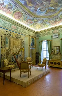 Antechamber in Lascaris Palace, Nice, South of France Antechamber in Lascaris Palace, Nice, South of France