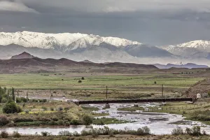 Aras river valley, border with Azerbaijan, East Azerbaijan, Iran Aras river valley, border with Azerbaijan, East Azerbaijan, Iran