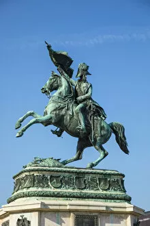 Images Dated 11th September 2017: Archduke Charles of Austria statue, Hofburg Palace, Vienna, Austria