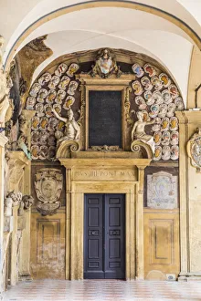 The Archiginnasio (former University of Bologna), Bologna, Emilia-Romagna, Italy The Archiginnasio (former University of Bologna), Bologna, Emilia-Romagna, Italy