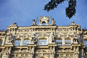 Architecture in Ivana Franka Square, Kiev, Ukraine Architecture in Ivana Franka Square, Kiev, Ukraine