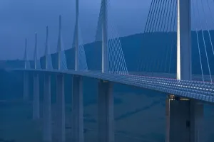 Millau Bridge Print, Tarn Valley Landscape