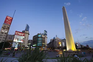Argentina, Buenos Aires, El Obelisko, symbol of Argentina, Avenida 9 de Julio, Plaza Argentina, Buenos Aires, El Obelisko, symbol of Argentina, Avenida 9 de Julio, Plaza