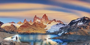 Argentina, Patagonia, El Chalten, Los Glaciares National Park, Cerro Fitzroy Peak Argentina, Patagonia, El Chalten, Los Glaciares National Park, Cerro Fitzroy Peak