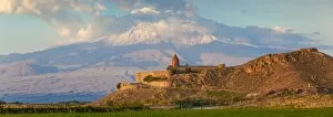 Images Dated 29th September 2013: Armenia, Yerevan, Ararat plain, Khor Virap Armenian Apostolic Church monastery, at