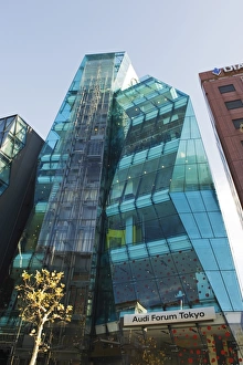 Asia, Japan, Tokyo, Harajuku ward, Audi Forum building Asia, Japan, Tokyo, Harajuku ward, Audi Forum building