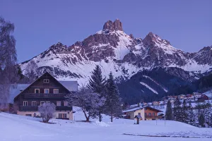 Austria, Salzbergerland, Filzmoos, Bischofsmutze mountain, dawn Austria, Salzbergerland, Filzmoos, Bischofsmutze mountain, dawn