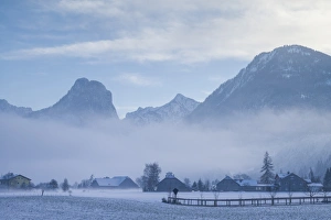 Austria, Salzburgerland, Brunn, winter landscape Austria, Salzburgerland, Brunn, winter landscape