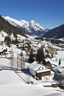 Austria, Tirol, St Jakob village near St. Anton am Arlberg Austria, Tirol, St Jakob village near St. Anton am Arlberg