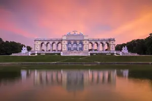 Palace Prints: Austria, Vienna, The Gloriette in the gardens of Schonbrunn Palace Print