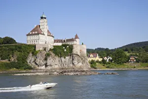 Austria, Wachau, Schonbuhel Castle and The Danube River Austria, Wachau, Schonbuhel Castle and The Danube River