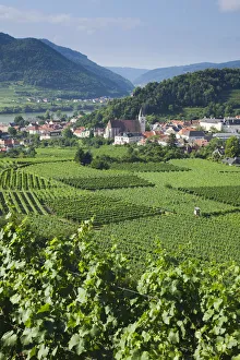 Austria, Wachau, Spitz and Danube River Austria, Wachau, Spitz and Danube River