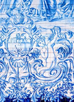 Portugal Collection: Azulejos at Carmo Church, Porto, Portugal