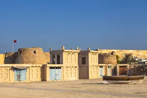 Bahrain, Manama: Arad Fort and Traditional Buildings Print