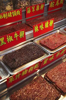 Bakkwa (salty-sweet dried pork), Macau, China Bakkwa (salty-sweet dried pork), Macau, China