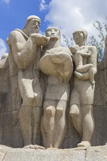 Bandeiras monument, 1953, Victor Brecheret, Sao Paulo, Brazil Bandeiras monument, 1953, Victor Brecheret, Sao Paulo, Brazil