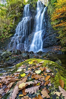 Barrow Beck Falls in Autumn, Lake District National Park, Cumbria, England