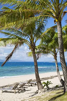 Beach at Bounty Island Resort on Bounty Island, Mamanuca Islands, Fiji (PR) Beach at Bounty Island Resort on Bounty Island, Mamanuca Islands, Fiji (PR)