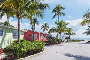 Beach bungalows, Sanibel Island, Florida, USA Beach bungalows, Sanibel Island, Florida, USA