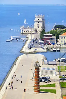 Belem Tower, top view, UNESCO World Heritage Site, Belem, Lisbon, Portugal Belem Tower, top view, UNESCO World Heritage Site, Belem, Lisbon, Portugal