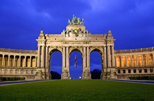 Belgium, Wallonia, Brussels; The Arch du Triomphe, one of the citys milestones Belgium, Wallonia, Brussels; The Arch du Triomphe, one of the citys milestones