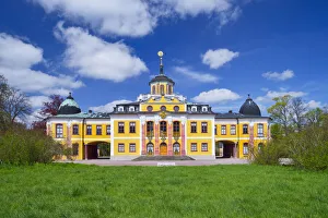 Belvedere Palace with the castle garden in Weimar, UNESCO World Cultural Heritage Site Belvedere Palace with the castle garden in Weimar, UNESCO World Cultural Heritage Site