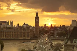 Big Ben, Houses of Parliament and Westminster Bridge, London, England, UK Big Ben, Houses of Parliament and Westminster Bridge, London, England, UK