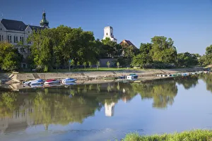 Bishops Palace and Raba River, Gyor, Western Transdanubia, Hungary Bishops Palace and Raba River, Gyor, Western Transdanubia, Hungary