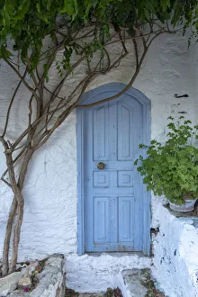 Blue Door, Symi Island, Dodecanese Islands, Greece Blue Door, Symi Island, Dodecanese Islands, Greece