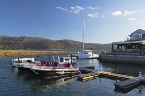 Boats on Thesen Island, Knysna, Western Cape, South Africa