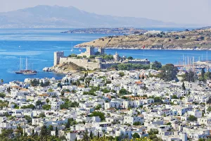 Bodrum, elevated view, Bodrum, Mugla, Turkey Bodrum, elevated view, Bodrum, Mugla, Turkey