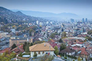 Bosnia and Herzegovina, Sarajevo, View of City Bosnia and Herzegovina, Sarajevo, View of City