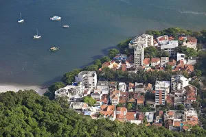 Brazil, Rio De Janeiro, Urca, Sugar Loaf Mountain, View of Urca Brazil, Rio De Janeiro, Urca, Sugar Loaf Mountain, View of Urca