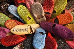 Sale Collection: Brightly coloured moroccan slippers