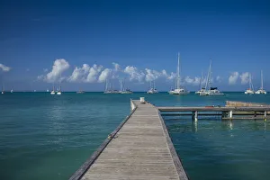 British Virgin Islands, Anegada Setting Point Jetty Print