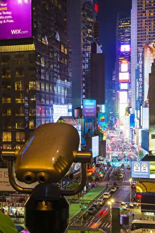 Broadway from the Supernova cafe, Manhattan, New York, USA Broadway from the Supernova cafe, Manhattan, New York, USA