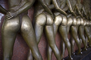 Bronze Crazy Girls sculpture at hotel Riviera, Las Vegas, Nevada, United States of America Bronze Crazy Girls sculpture at hotel Riviera, Las Vegas, Nevada, United States of America