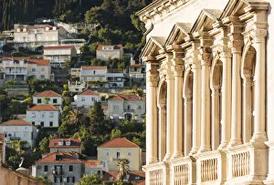 Albania Collection: Detail of building, City Walls, Dubrovnik, Croatia