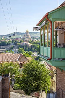 Buildings in old town, Tbilisi (Tiflis), Georgia